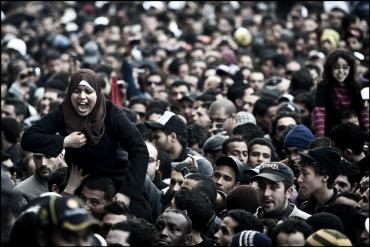 "Le cri de la révolution" par Rémi Ochlik, Prix Calderon 2011